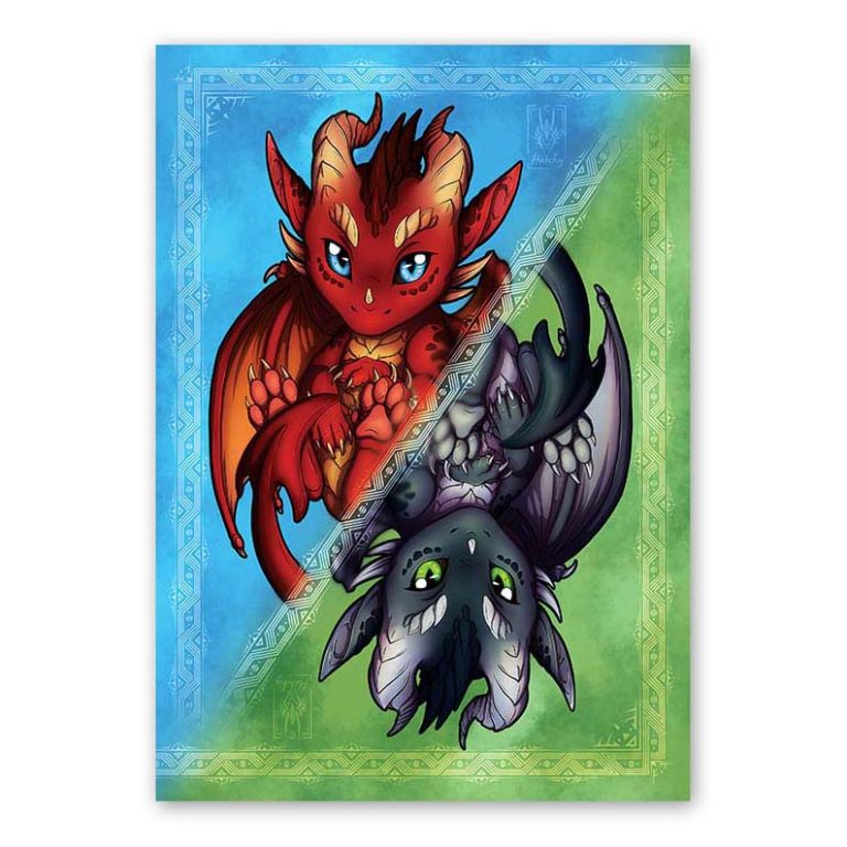 Poster Dragon occidentaux