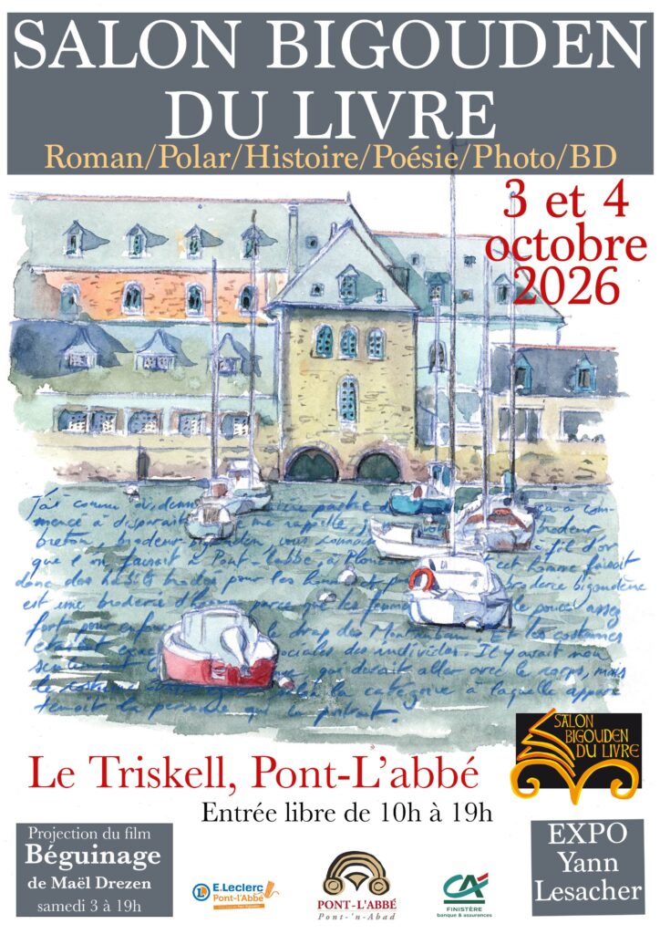 Affiche 2026 du salon bigouden du livre